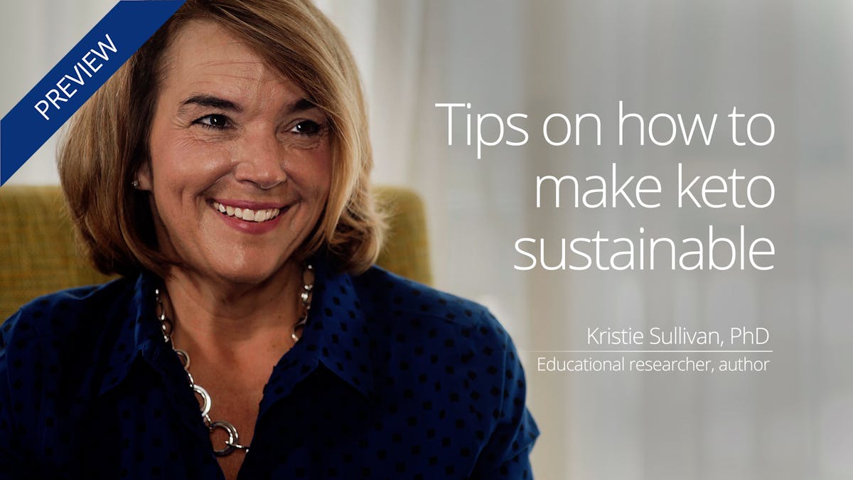 Tips on how to make keto sustainable