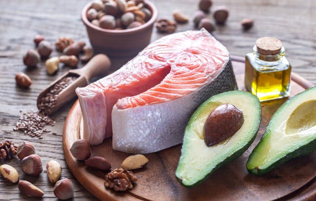 Food with Omega-3 fats