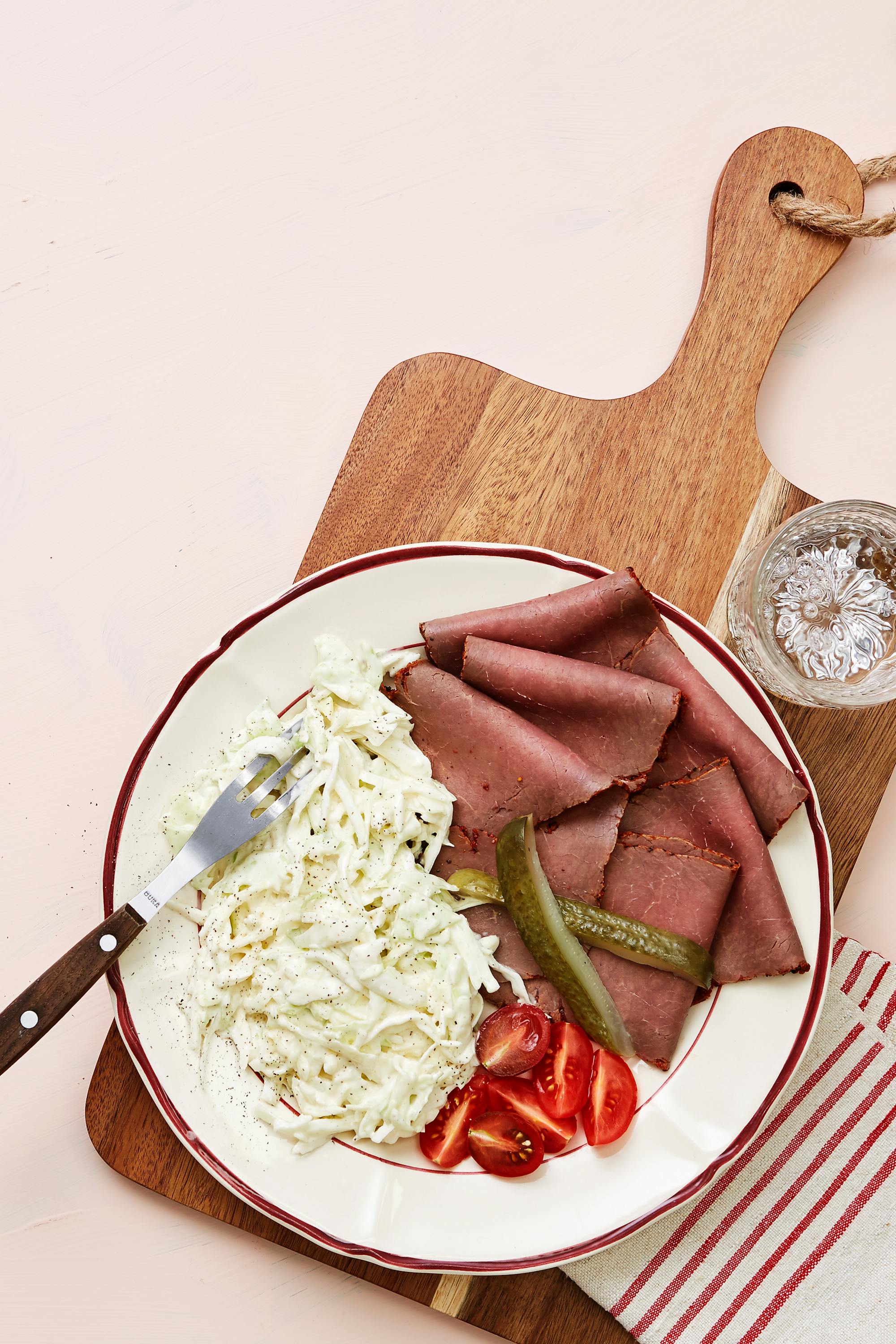 Keto Deli Roast Beef with Coleslaw Recipe Diet Doctor