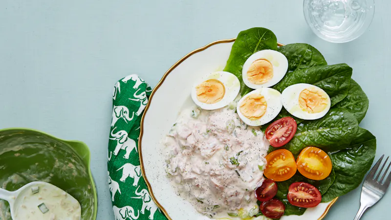 Keto Tuna Salad with Boiled Eggs - Quick and Easy