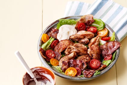 Keto chicken BLT salad