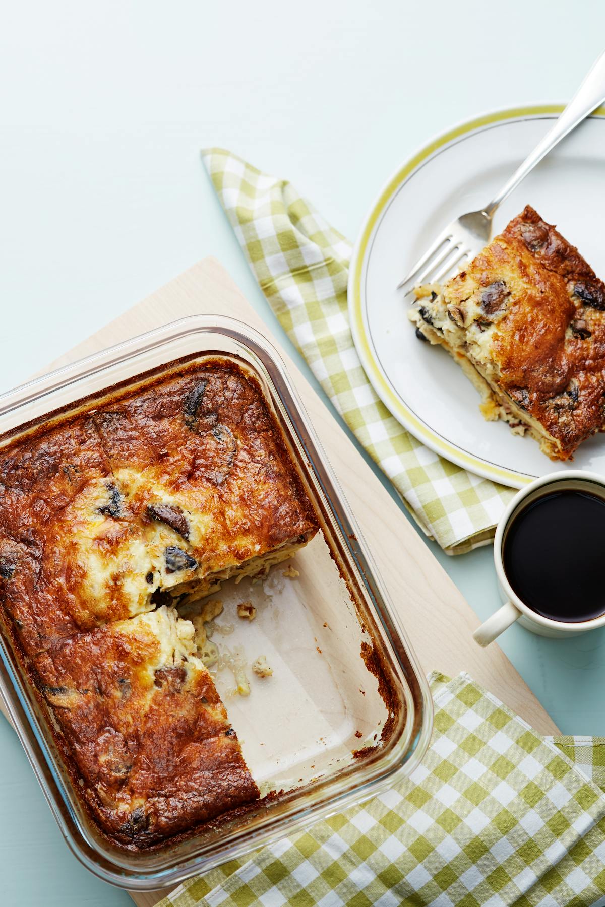 Keto bacon and mushroom breakfast casserole