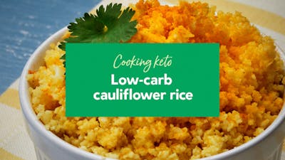 Low-carb cauliflower rice