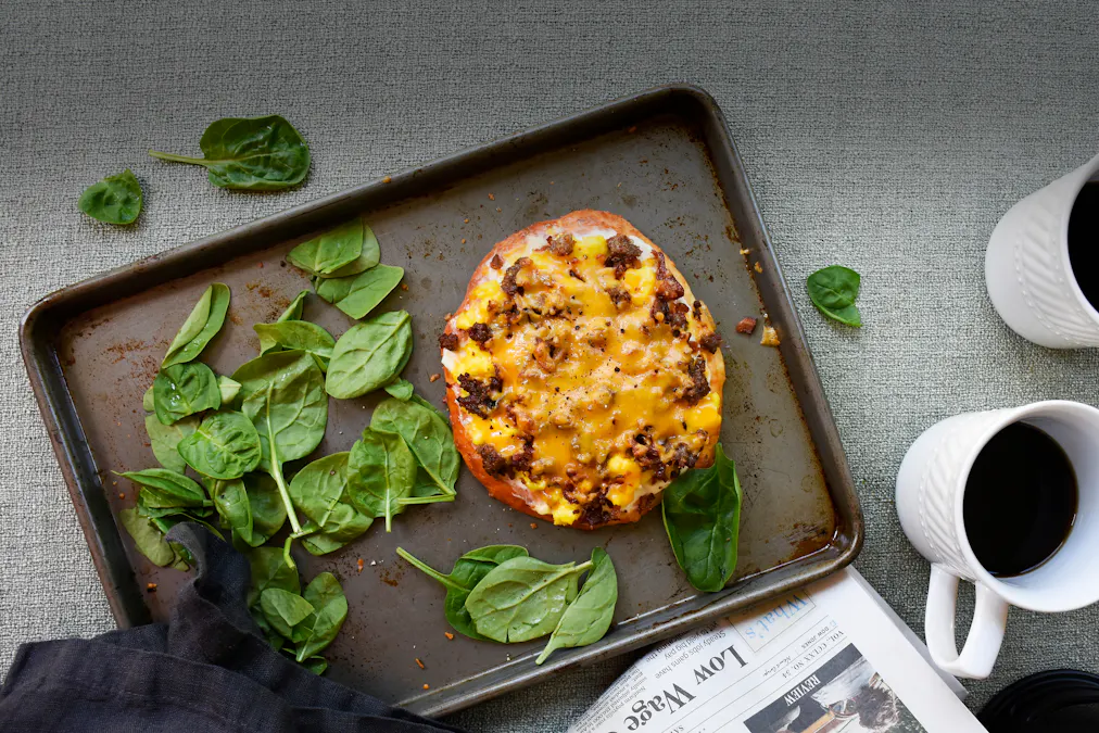 Sullivan's keDough breakfast pizza