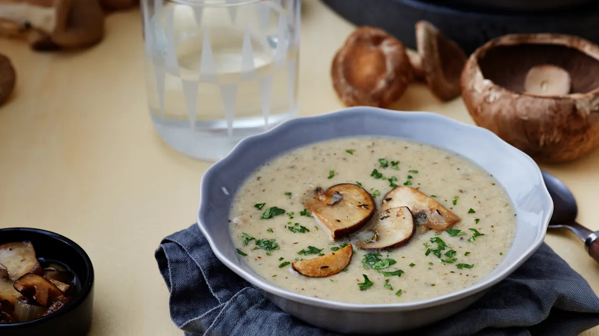 Wild mushroom soup