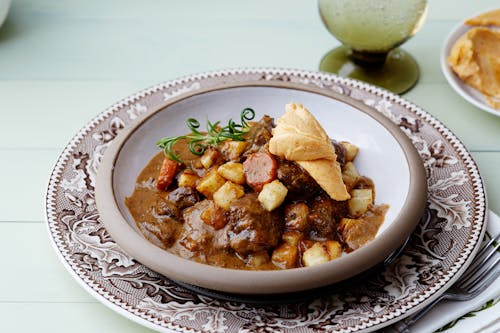 Creamy venison stew
