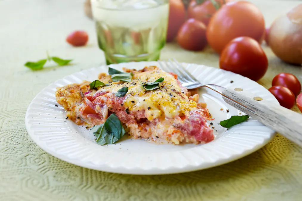 Kristie's Southern summer keto tomato pie
