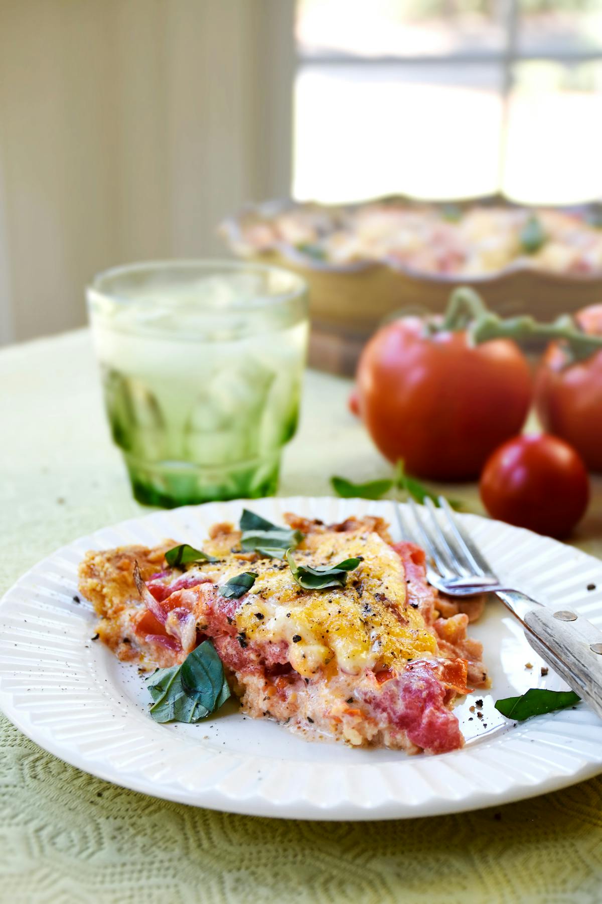 Kristie's Southern summer keto tomato pie
