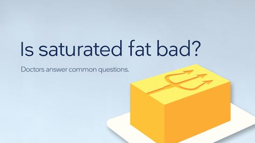 饱和脂肪坏吗