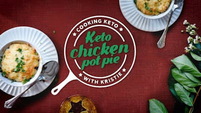 Keto chicken pot pie