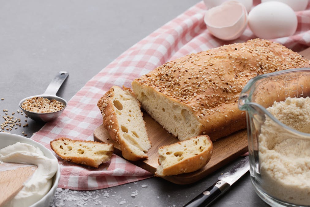 Keto sesame bread