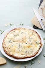 Keto white pizza