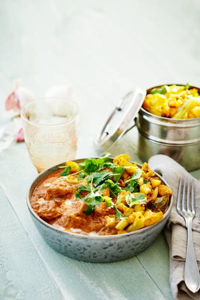 Low-carb Indian butter chicken<br />(Dinner)