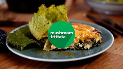 Mushroom frittata