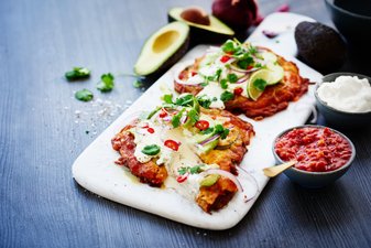 Keto taco meatza