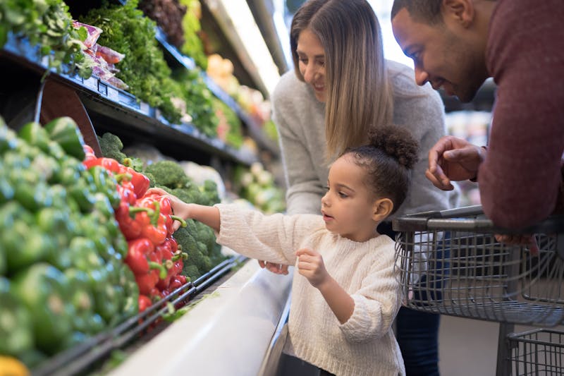 Family Outing to the Grocery Store