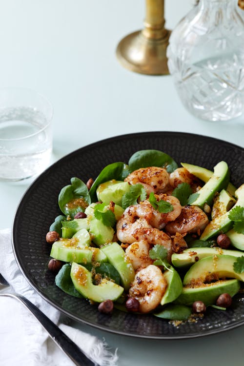 Spicy shrimp salad