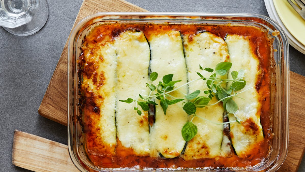 Keto zucchini lasagna