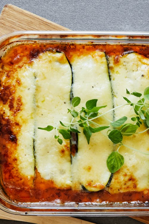Keto zucchini lasagna