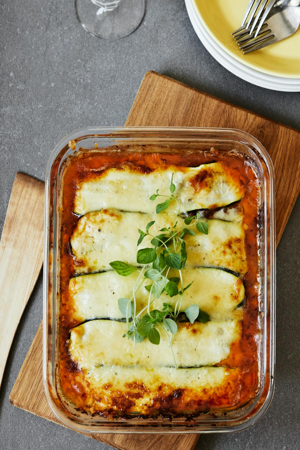 Keto zucchini lasagna