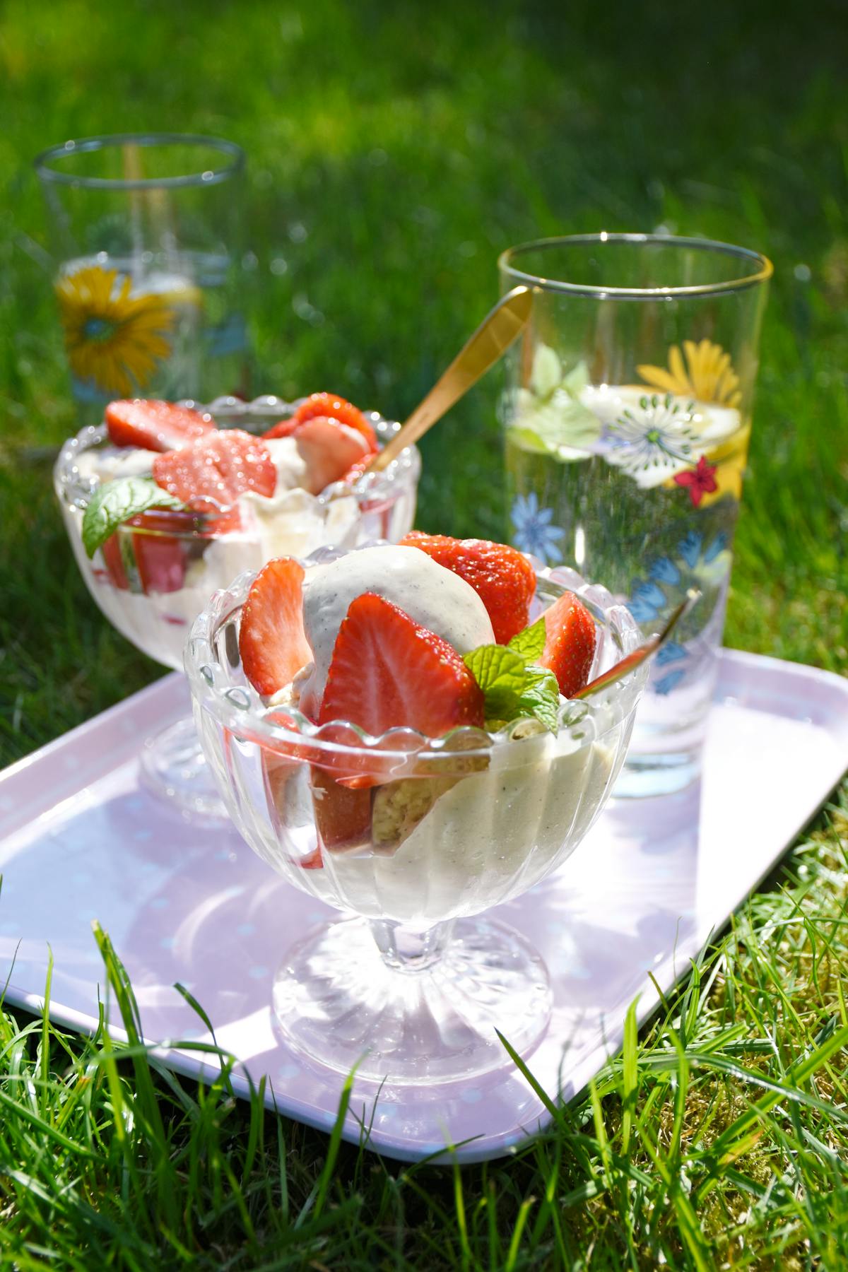 Keto vanilla ice cream