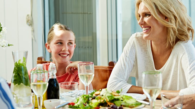 Low-carb family dinner