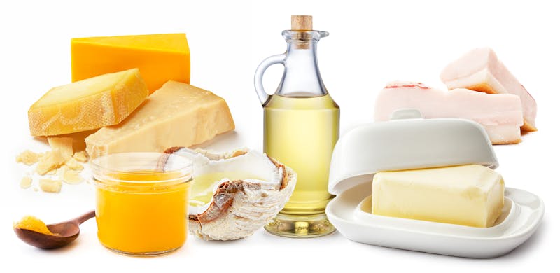 Saturated fat sources