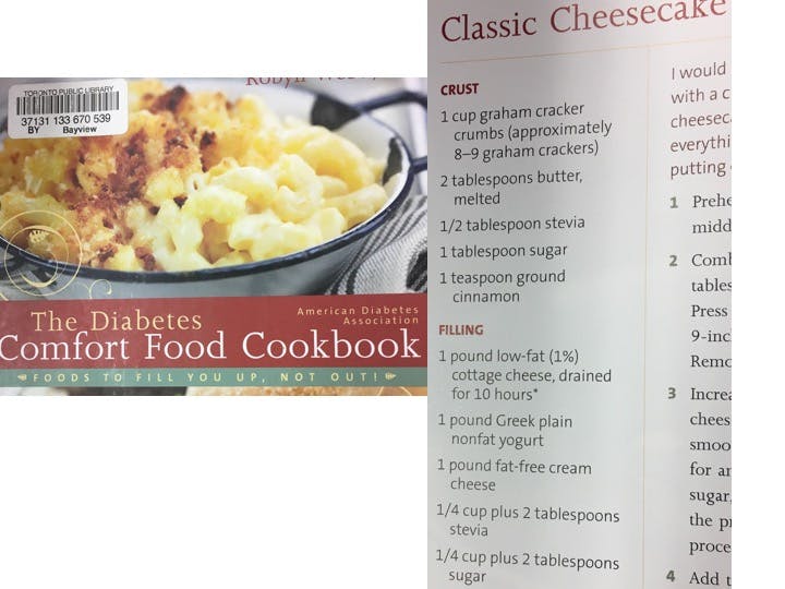 The diabetes comfort food cookbook