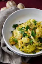 Georgia’s shrimp with spaghetti squash