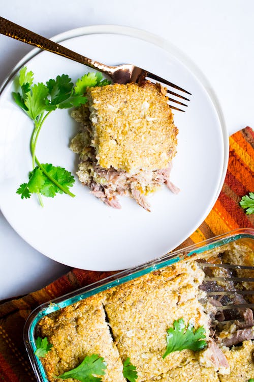 Keto stuffed tamal casserole