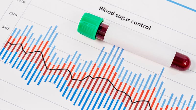 Sample blood for screening diabetic test