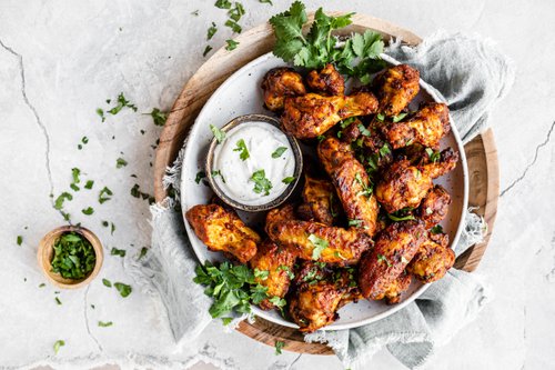 Keto butter chicken wings
