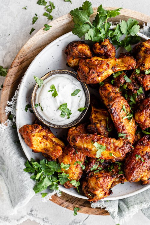 Keto butter chicken wings