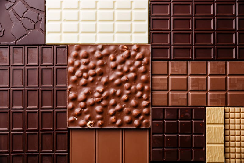 Chocolate pattern background