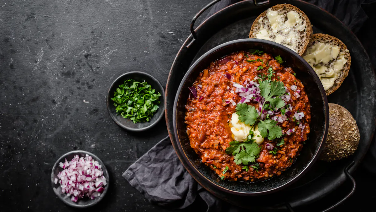 Low carb pav bhaji