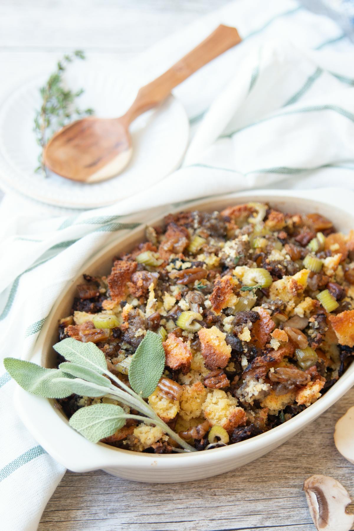 Keto cornbread stuffing
