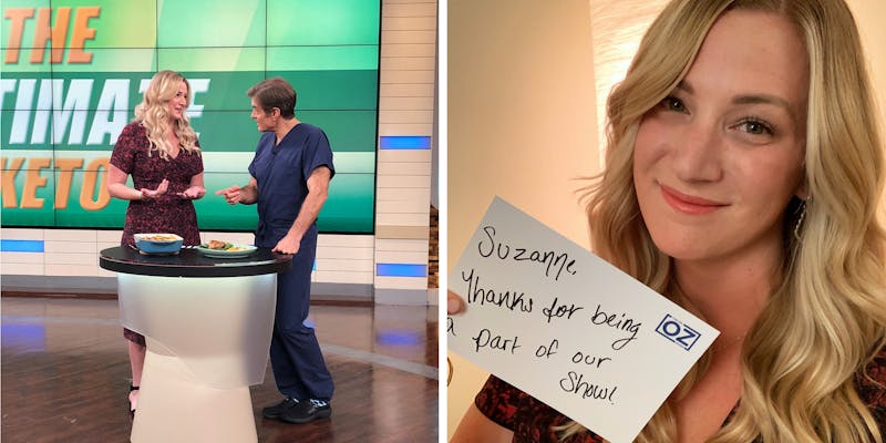Dr. Oz with Suzanne Ryan