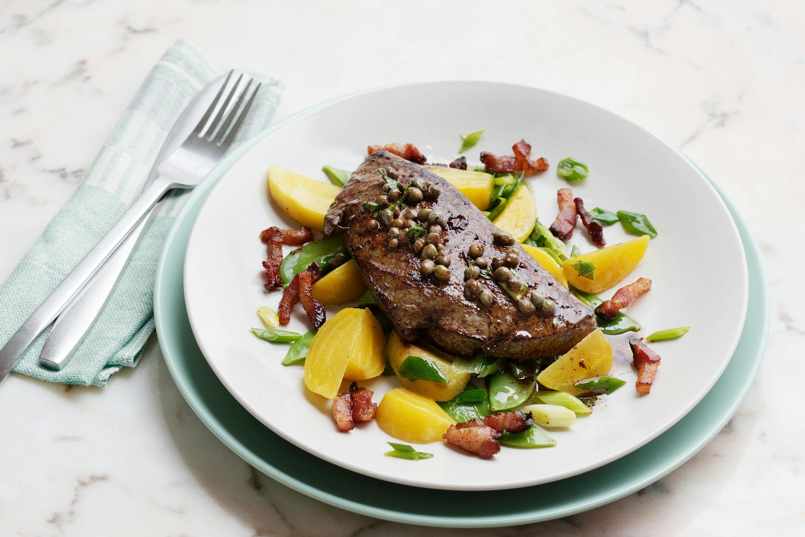 Low Carb Veal Liver with Bacon Recipe Diet Doctor