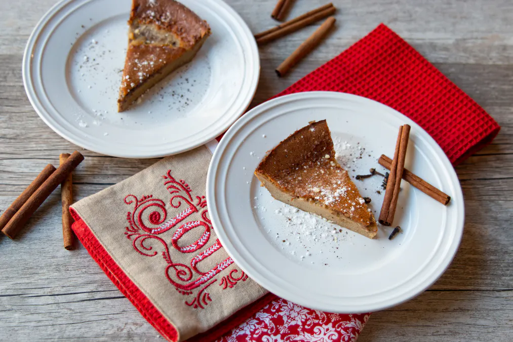 Keto gingerbread spice Dutch baby