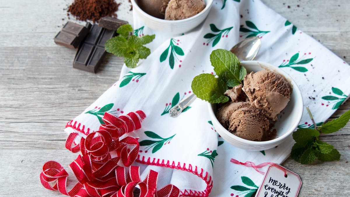 Low carb peppermint mocha ice cream