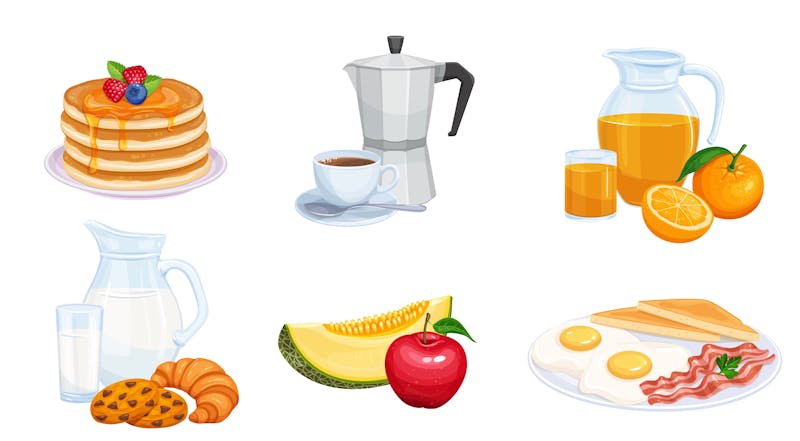 breakfast icons