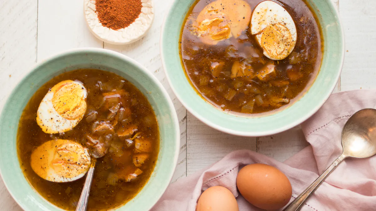 Ethiopian spicy doro wat soup