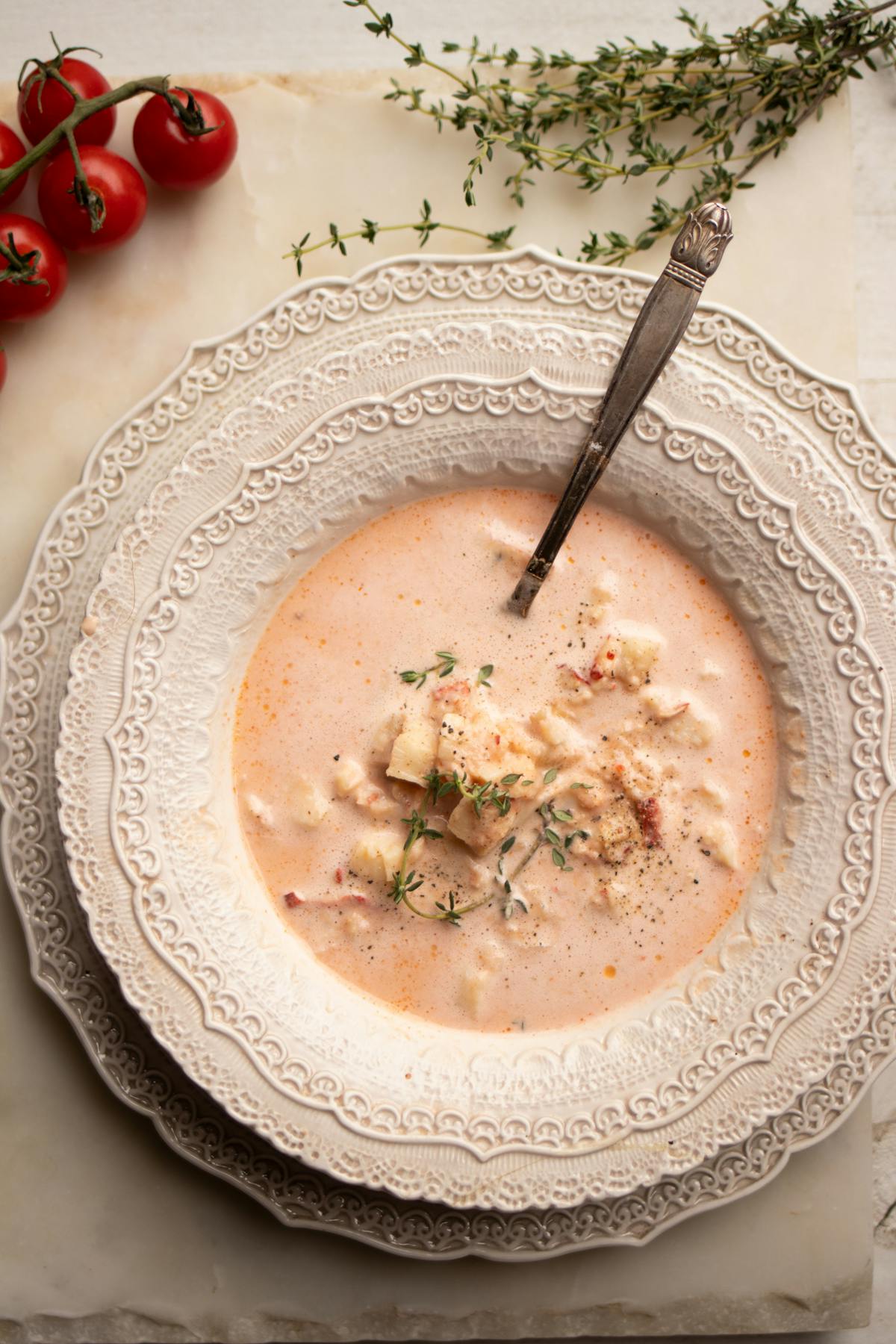 Keto lobster bisque