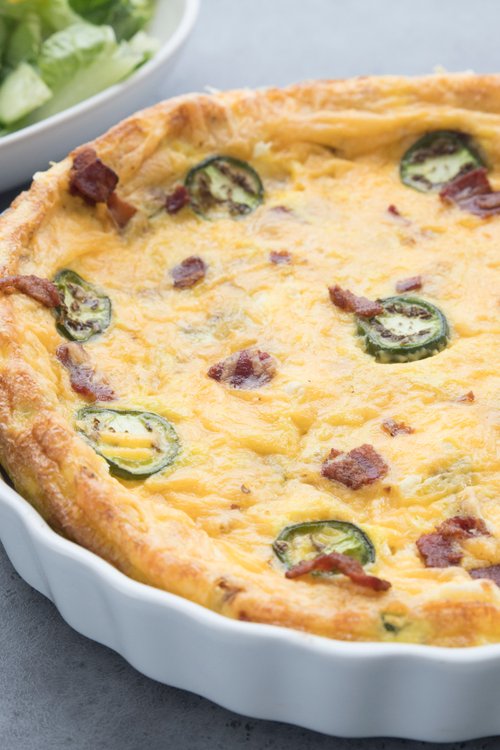Jalapeño popper frittata