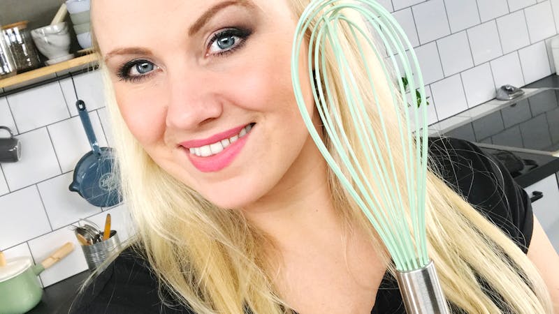 Jill Wallentin in the kitchen