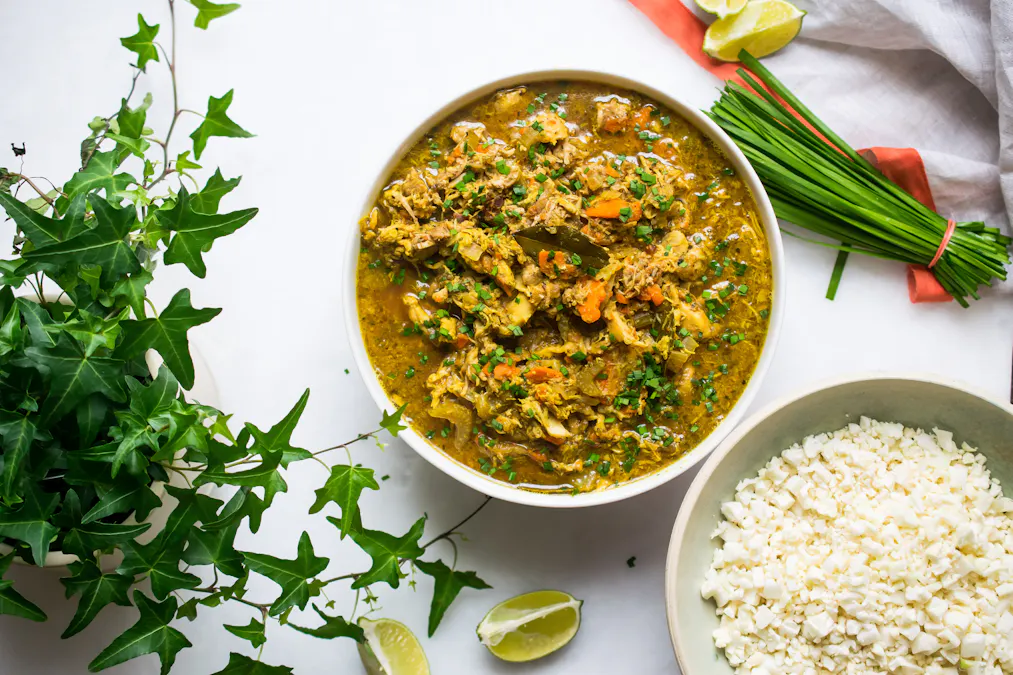 Low carb chicken fricassee