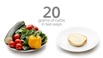 20 grams of carbs as vegetables or as white bread