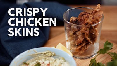 How to make crispy chicken skins