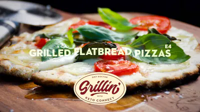 Grilled flatbread pizzas