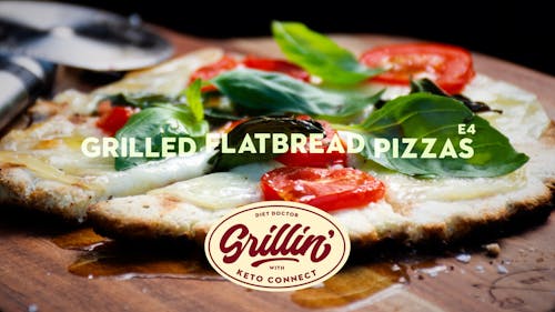 Grilled flatbread pizzas